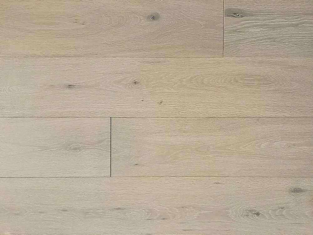 Bravada Contempo engineered hardwood flooring in European White Oak with ultra matte finish, 7/16” thickness, 6” width, random lengths