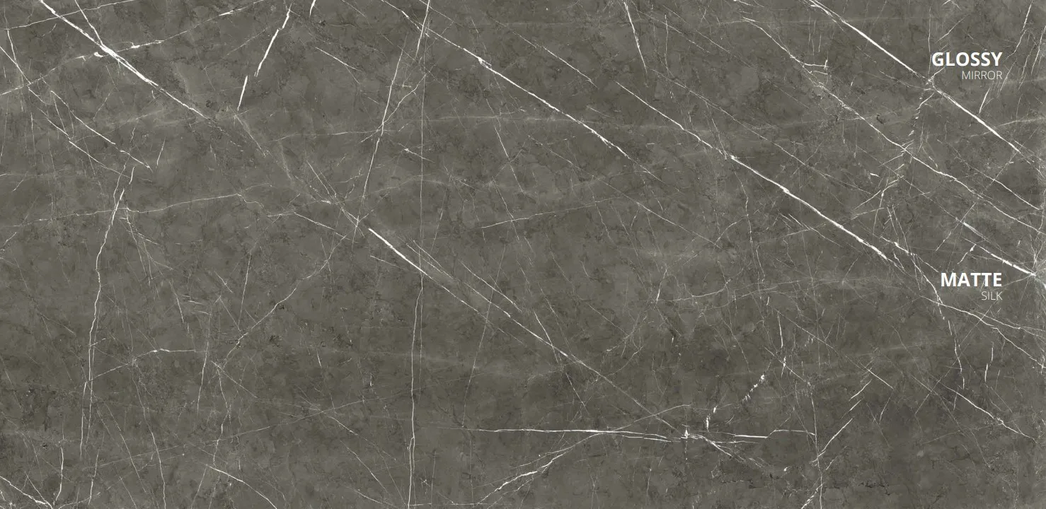 Florim Gray Slab 63x126 honed polished porcelain countertop