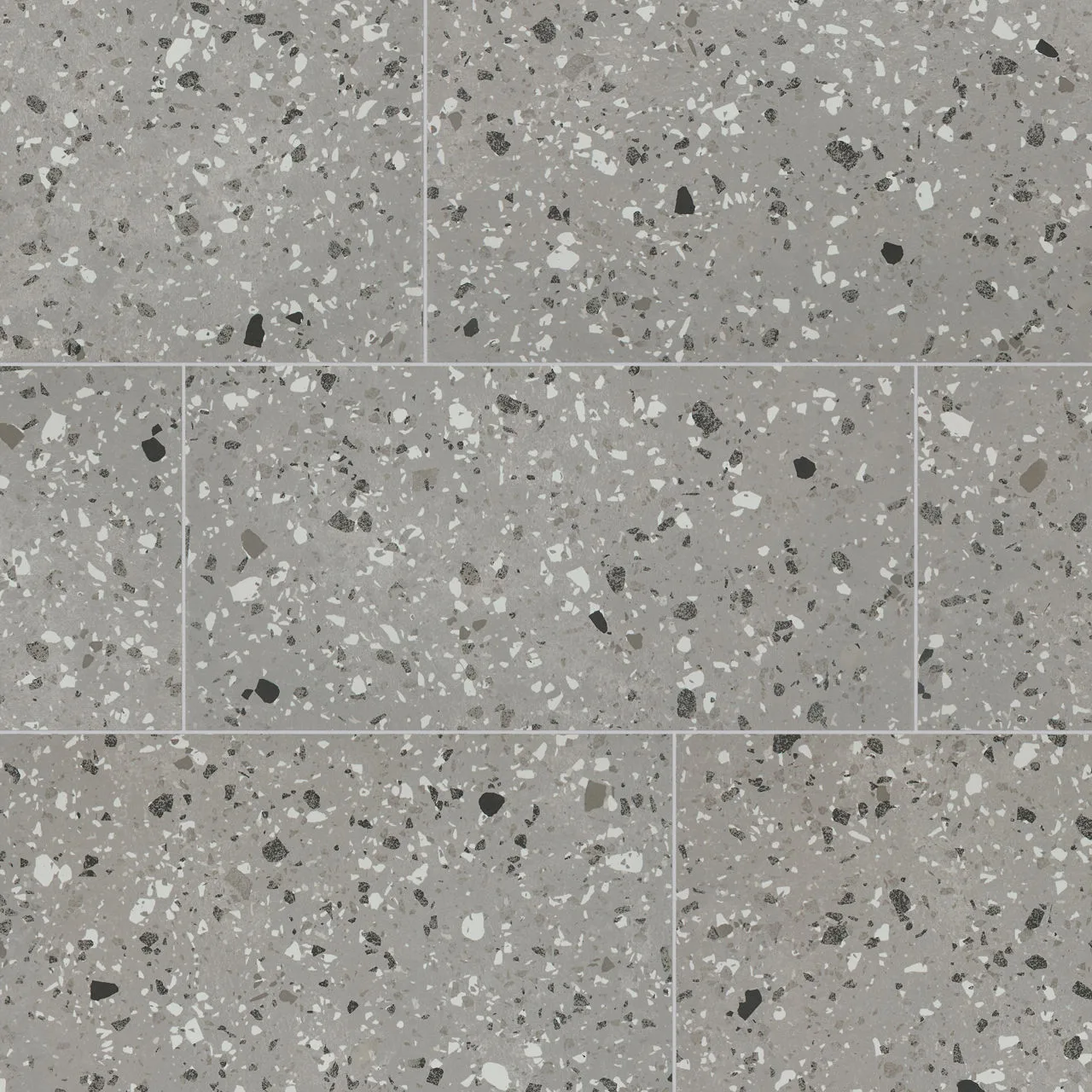 Daltile Poke Smoke Flecks 12X24, Matte, Rectangle Porcelain Tile