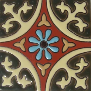 Hermosillo "La Paz" Handcrafted Relief Mexican Tile