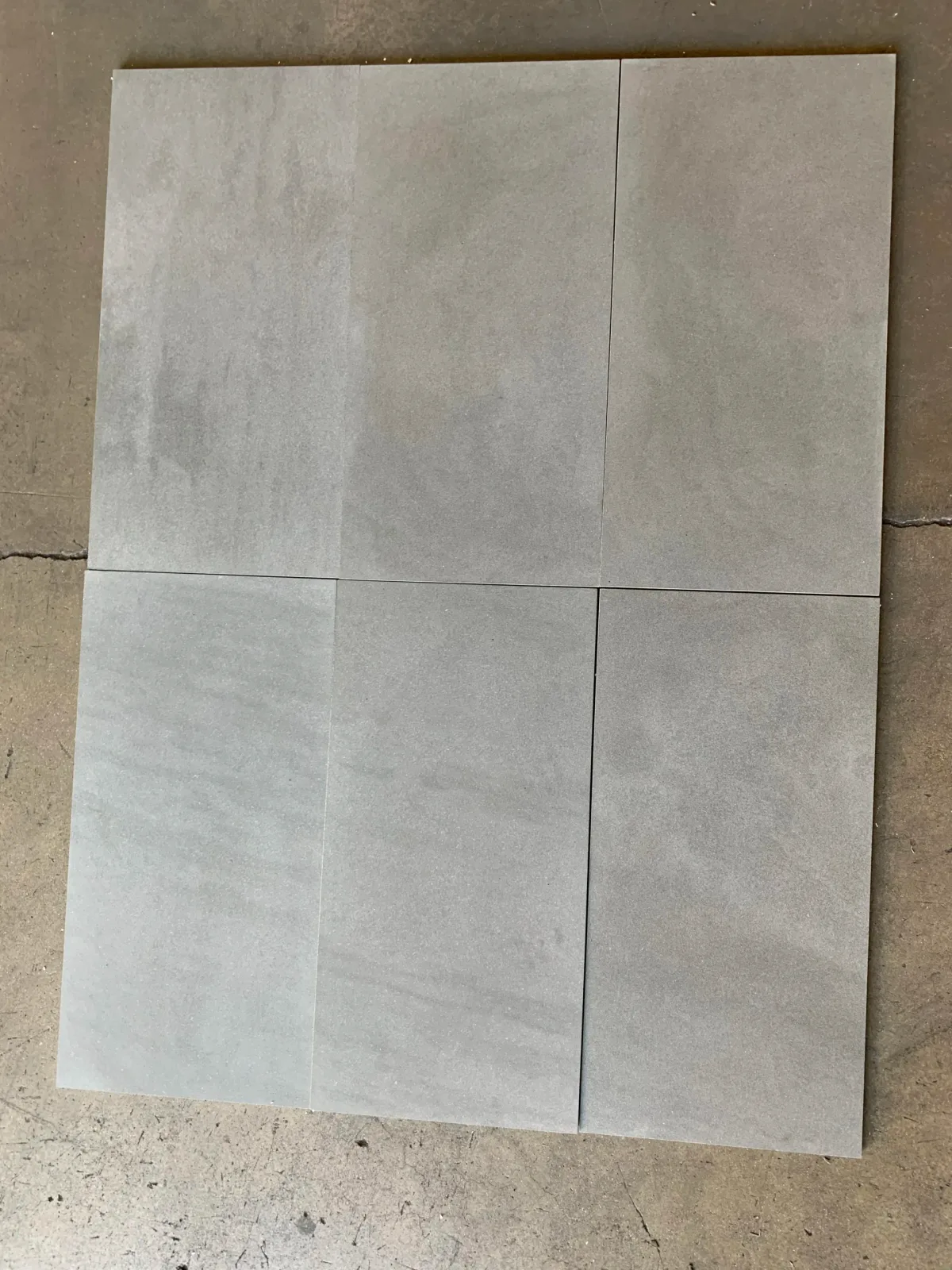 Inca Gray Basalt tile 12x24 honed and grooved finish, natural stone basalt material