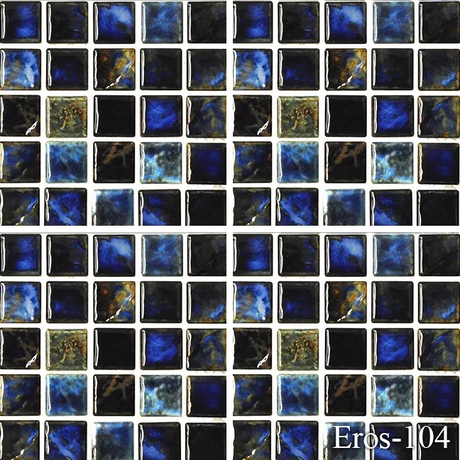 Eros Series Summer Pool Tile 6x6 ceramic tile in vibrant summer color from Fujiwa Tile