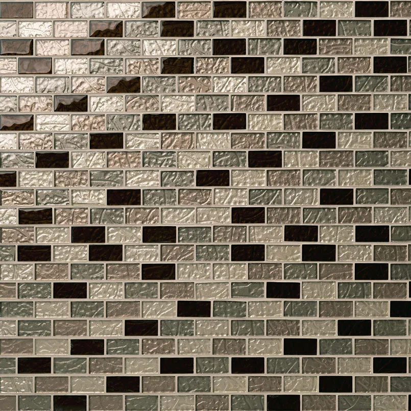 Ayres Blend Multicolor Mosaic Tile 1x2 size, 5/16 thickness, made by MSI Surfaces