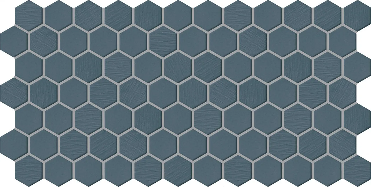 Daltile Keystones Galaxy 2", Textured, Hexagon Mosaic Tile