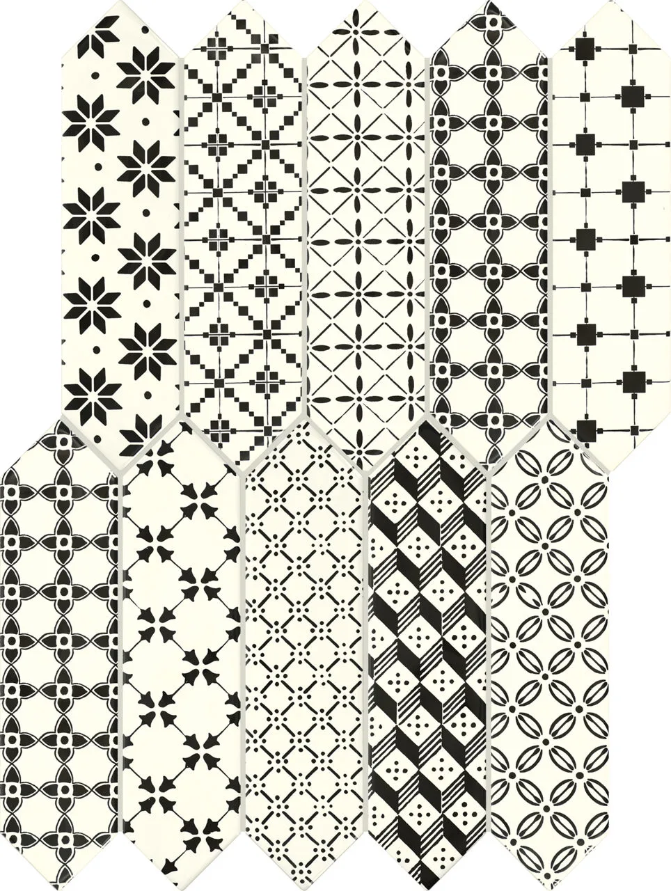 Daltile Stagecraft Ensemble Black Mix
