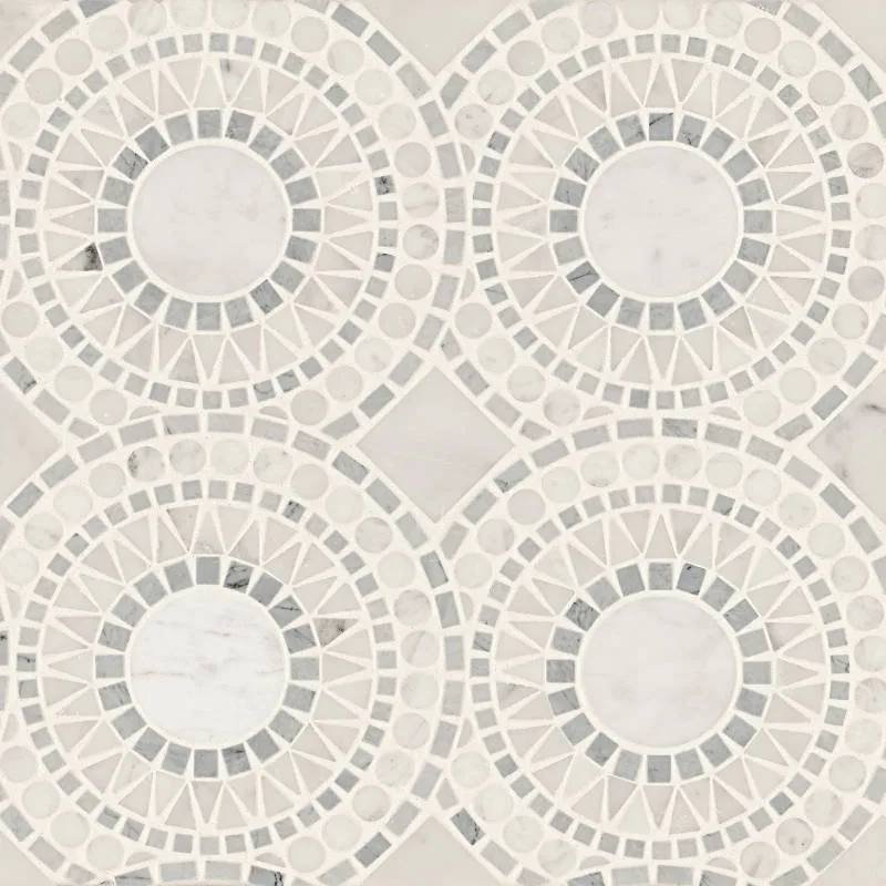 Solis White Carrara / Bardiglio