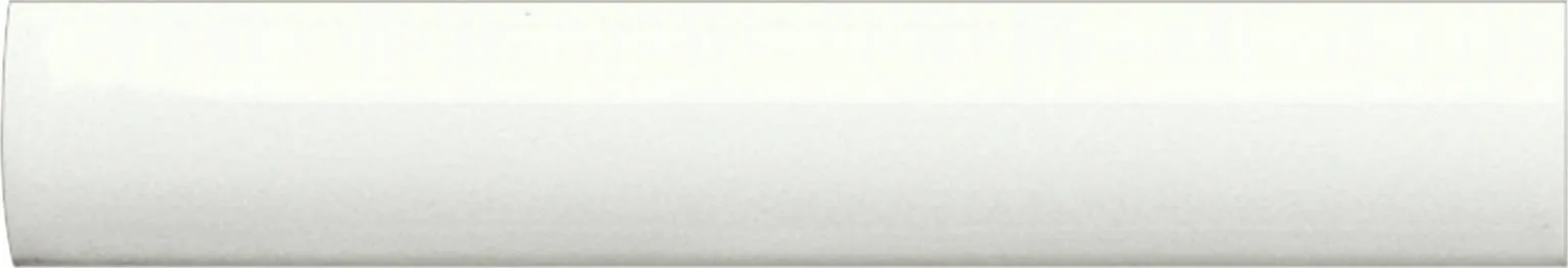 Neri Quarter Round Trim in Satin Finish, 1x6 size, available in Black, White, and Lino colors, made of ceramic material.