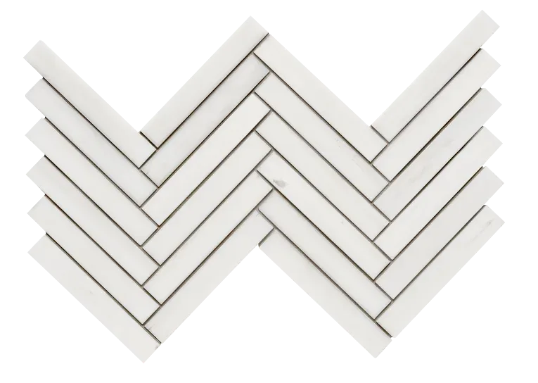 Dolomite White Herringbone