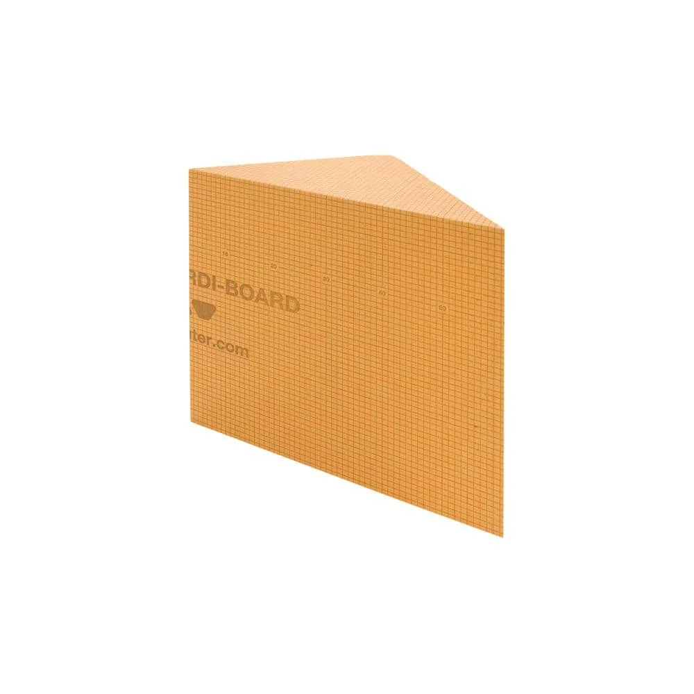 Schluter Kerdi-Board-SB 16 in. x 16 in. Triangular Shower Bench Floor Installation Kit for Accessories KBSB410TA