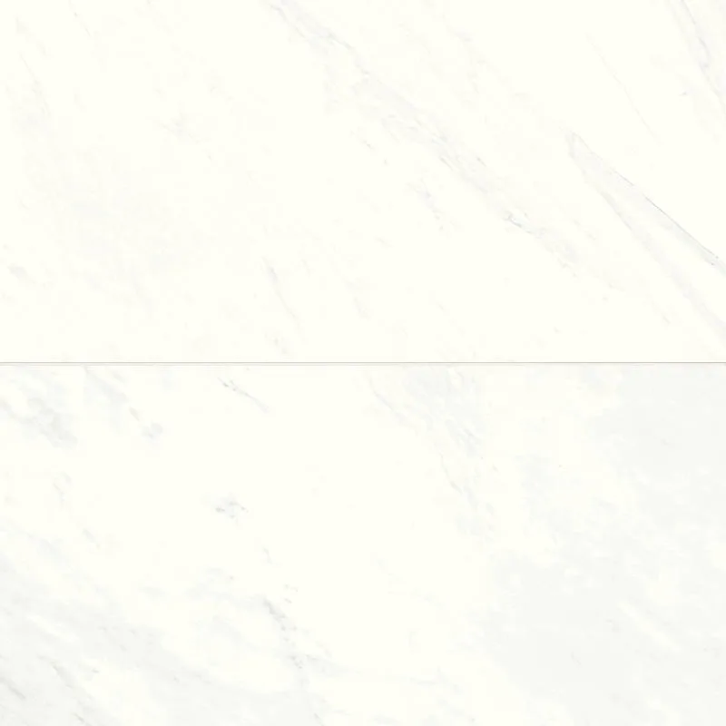 Luxe White porcelain tile in polished and honed finish, available in 4x24, 24x48 sizes, perfect for various applications.