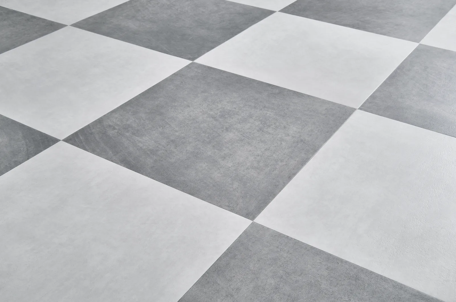 Villa Luxury Vinyl Plank in Coal, Alabaster, and Cement colors, 2.5mm thickness, 18" x 18" size, made from luxury vinyl