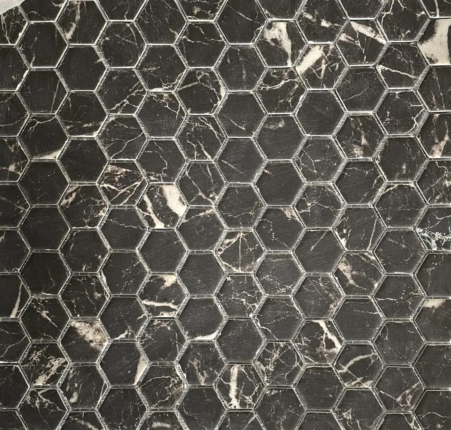Nero Marquina Matte Hexagon