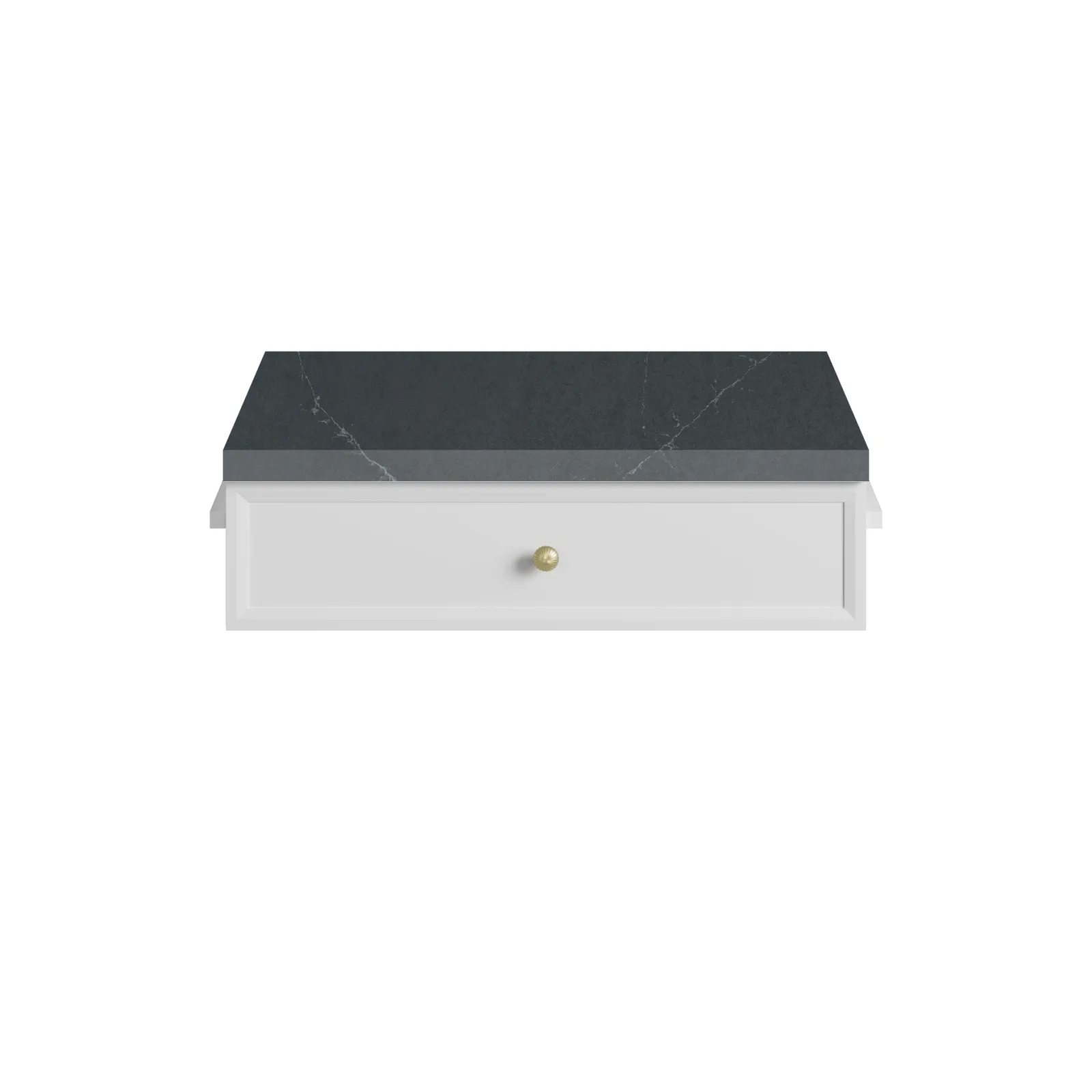 Bellshire Drawer Unit in Bright White, poplar material, 24-inch size