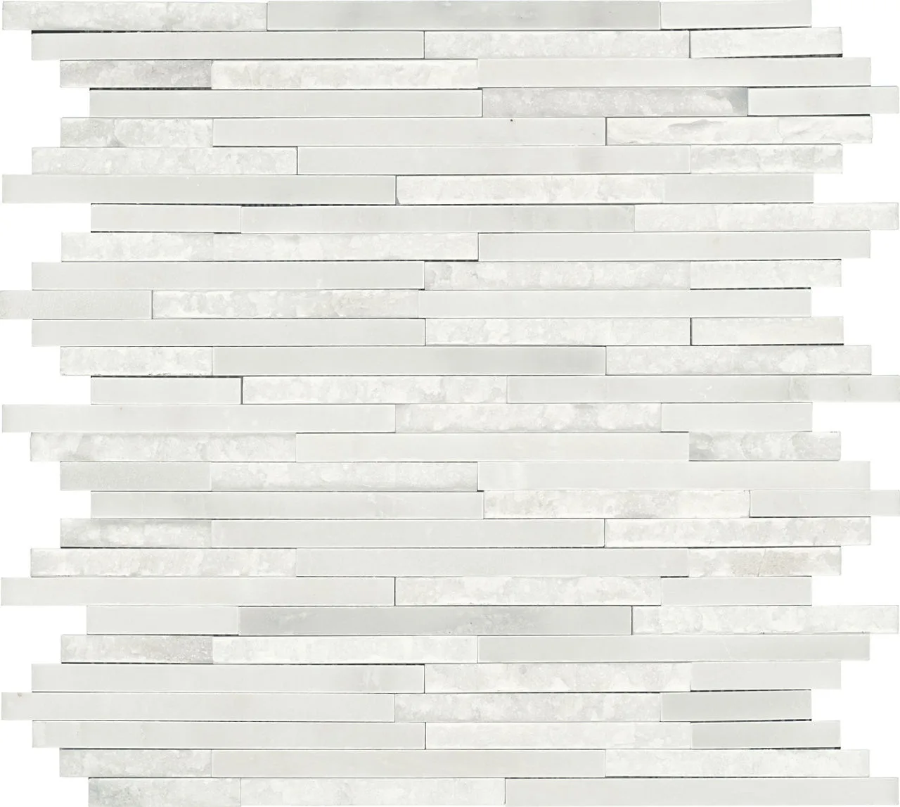 Daltile Marble First Snow Elegance Random Linear, Polished Natural Stone Tile