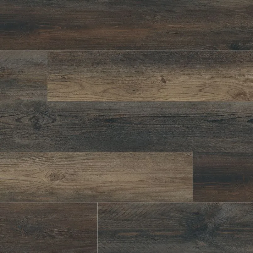 Cyrus - Stable Luxury Vinyl Plank in brown color, 7x48 size, wood style, low gloss finish, 5mm thickness