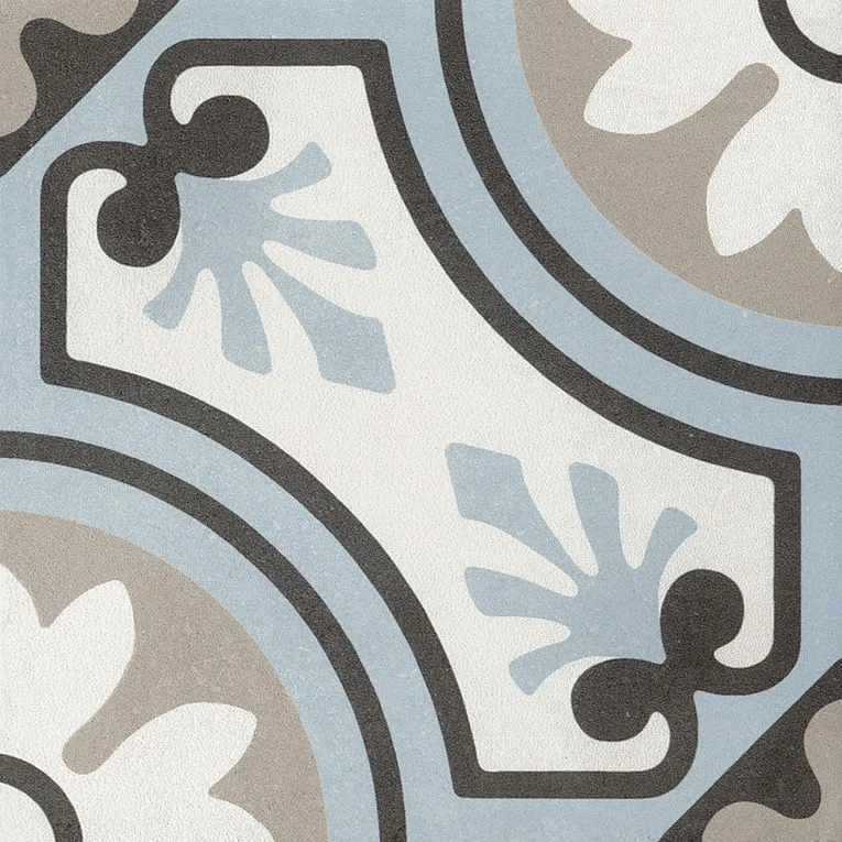Reverie 8 porcelain tile, 8x8 size, rectified glazed finish, suitable for various applications