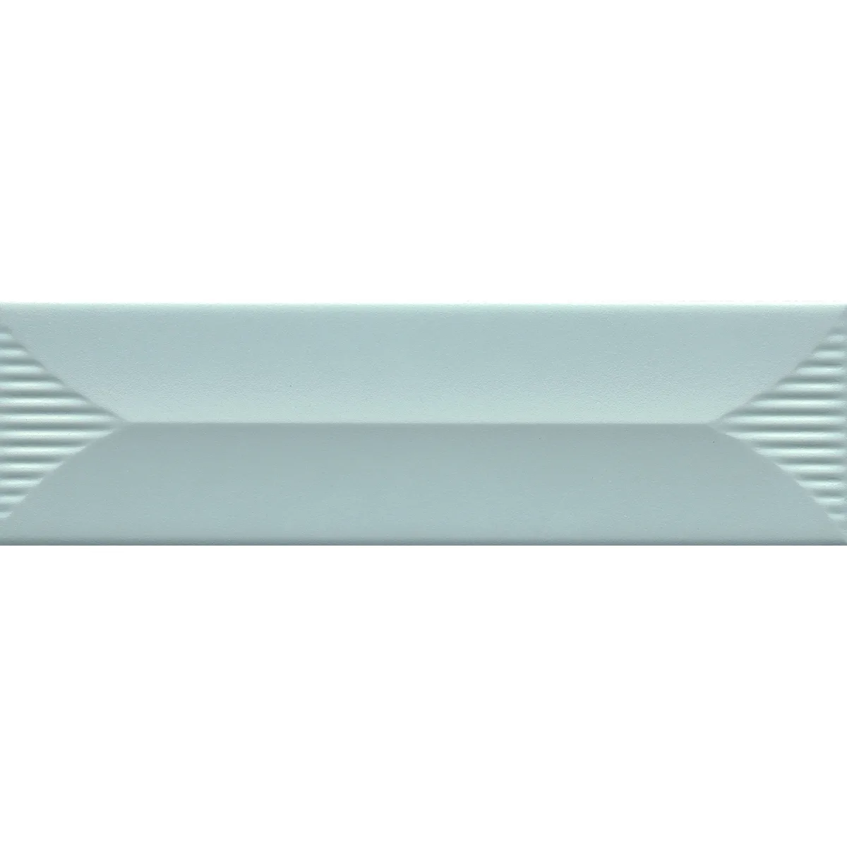 Euphoria Linear Matte/Satin Metallic 9.5mm Ceramic Tile in Silver, Pearl, Ocean, and Ore colors, 3x12 size, perfect for wall applications.