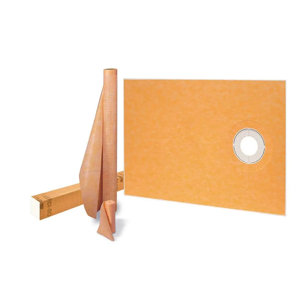 Schluter Kerdi-Shower-Kit 38 in. x 60 in. Off-Center Shower Kit without Drain KSK9651525S