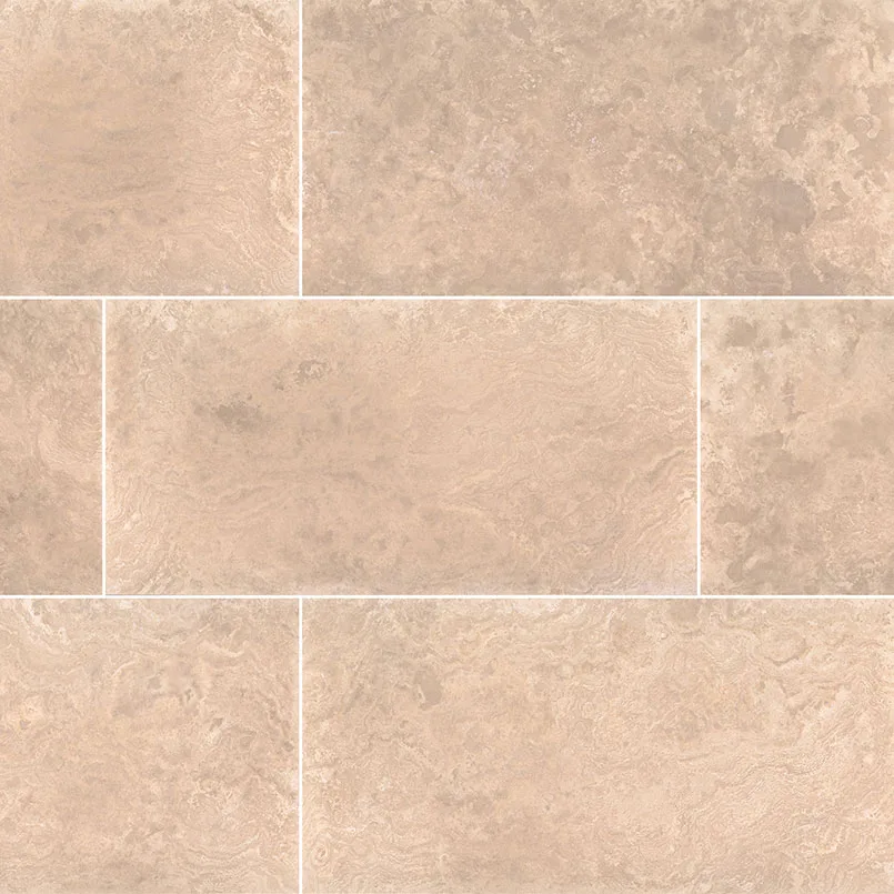 Tuscany Platinum Beige Honed Natural Stone 18x18 24x24 18x36 12x24 12.7mm travertine