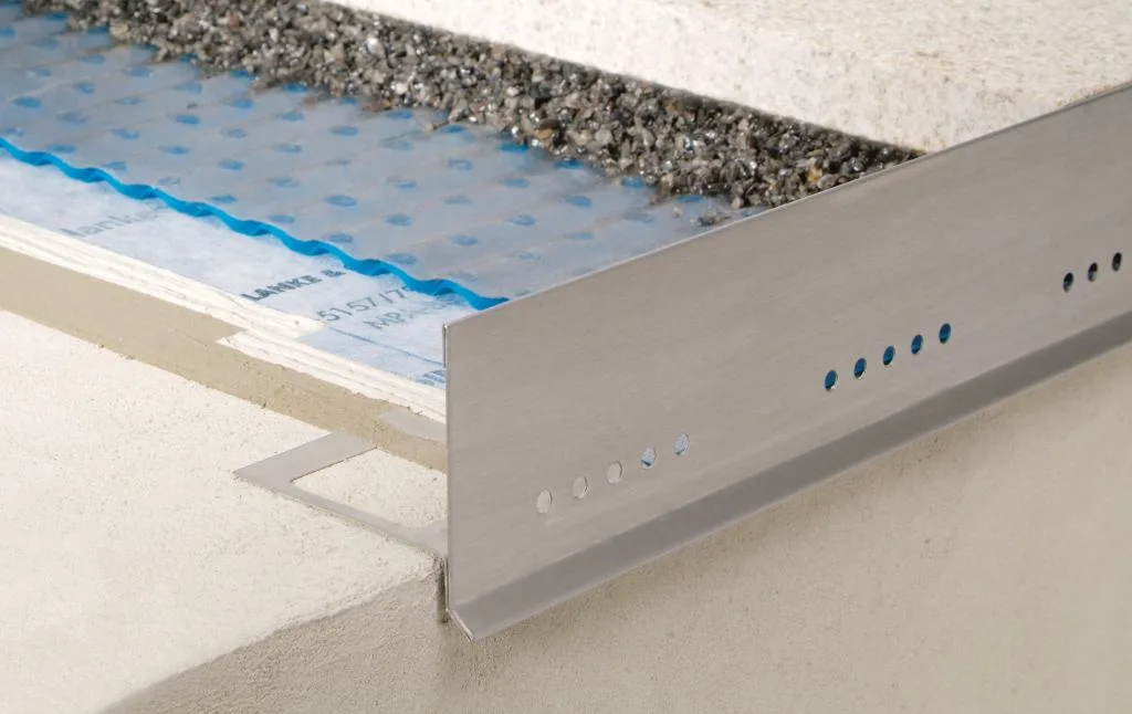 1 3/8 Gravel Deck Edge Alum Med Powdercoated Joiner