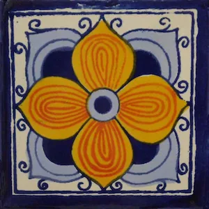 L39 - Flor Sevillana Talavera Tile