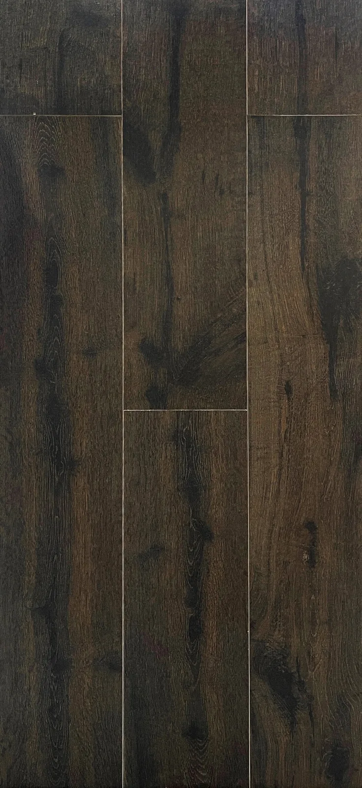 Essential Noce wood look tile in Noce color, matte finish, 8x48 size, porcelain material