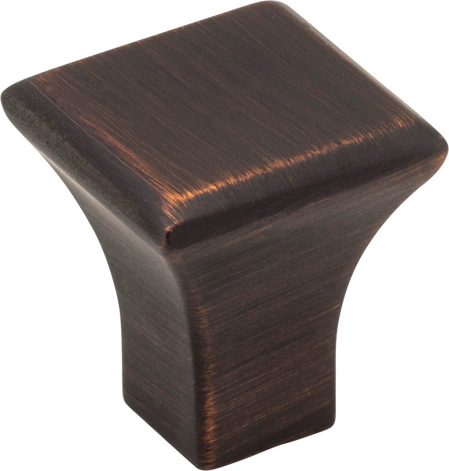 Marlo Small Cabinet Knob in Brushed Pewter finish, 7/8" overall length, decorative hardware for cabinets
