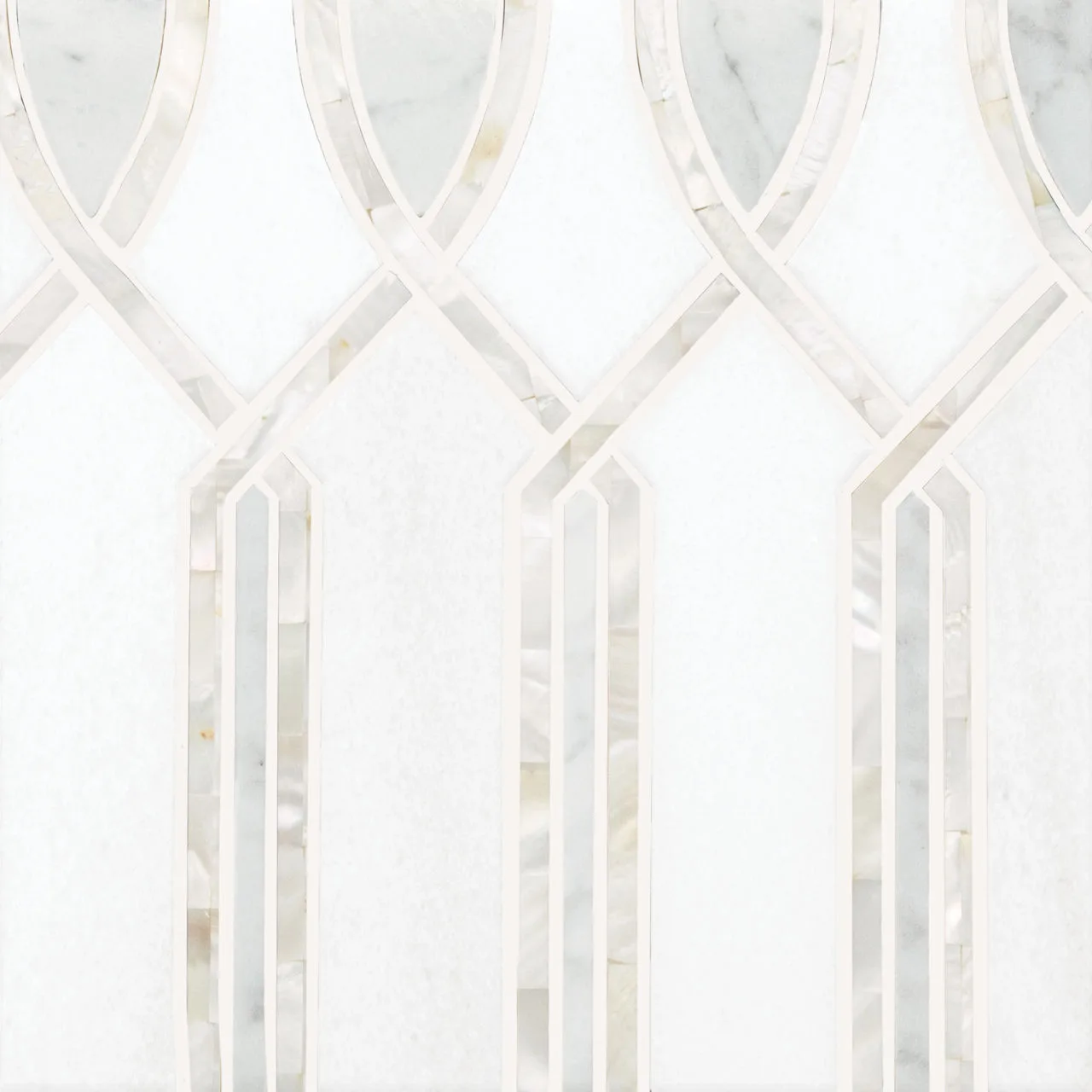 Daltile Lavaliere Carrara/Thassos/Mother Pearl