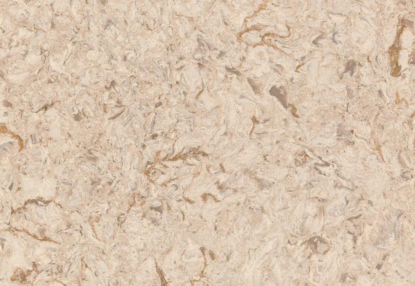 Hawkridge quartz countertop in polished finish, size 132" x 65.5", made from natural quartz