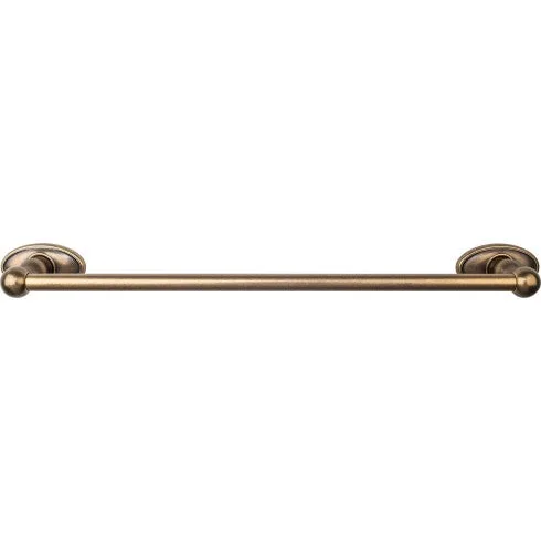 Edwardian Bath Towel Bar Single - Oval Backplate