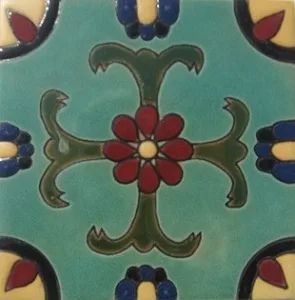 Culiacan "La Paz" Handcrafted Relief Mexican Tile