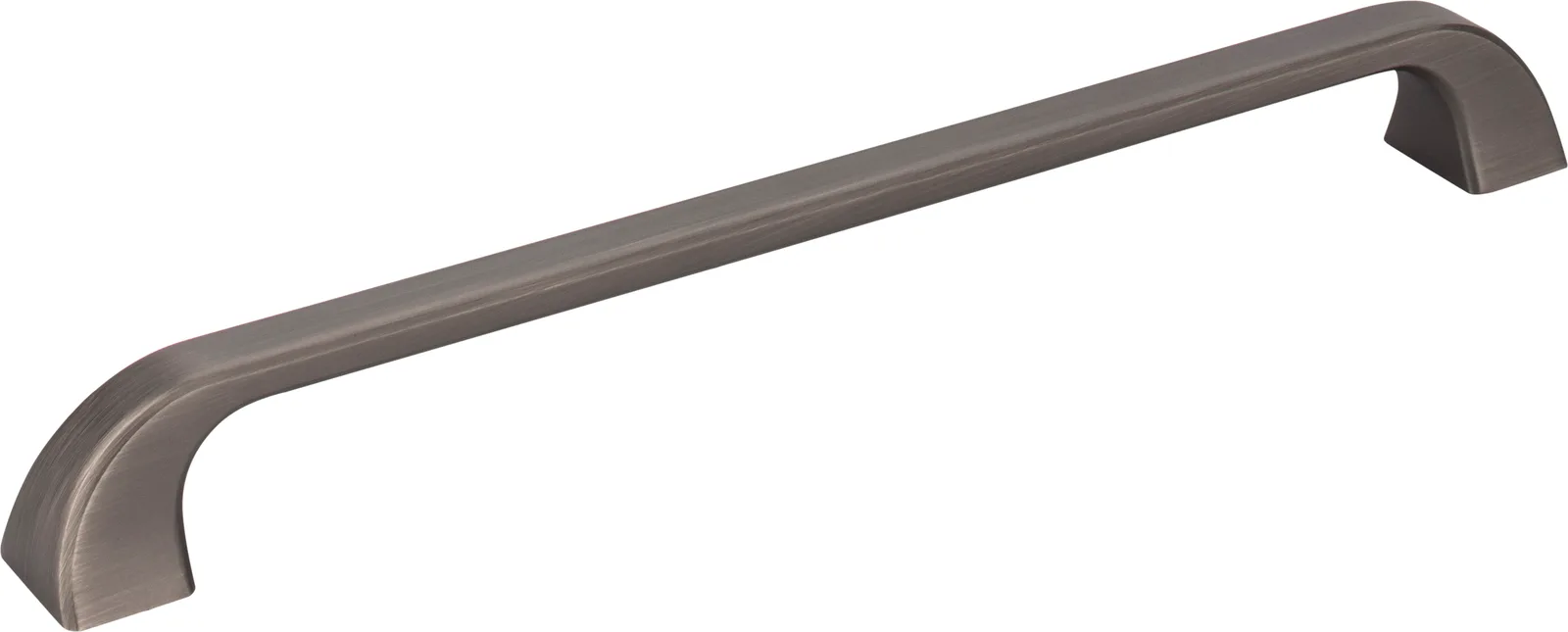 Marlo Cabinet Pull in Pewter finish, 224mm center-to-center, decorative hardware by Jeffrey Alexander