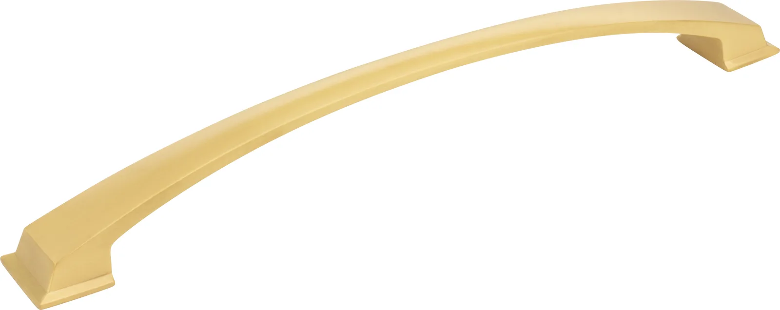 12" Arched Roman Appliance Handle in Chrome, decorative hardware for cabinets, overall length 13-5/8"