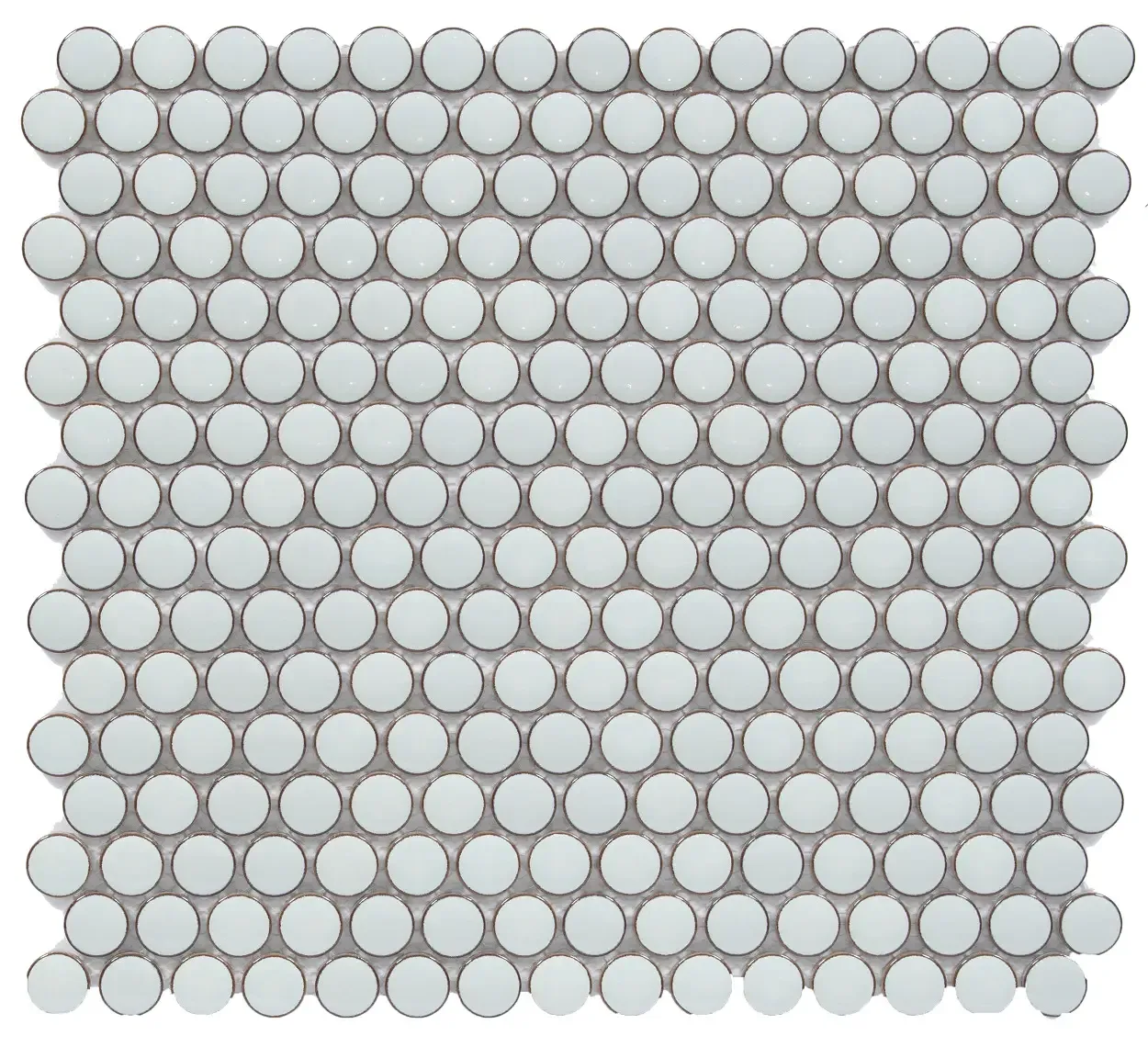 Bright Mint Green Penny Round