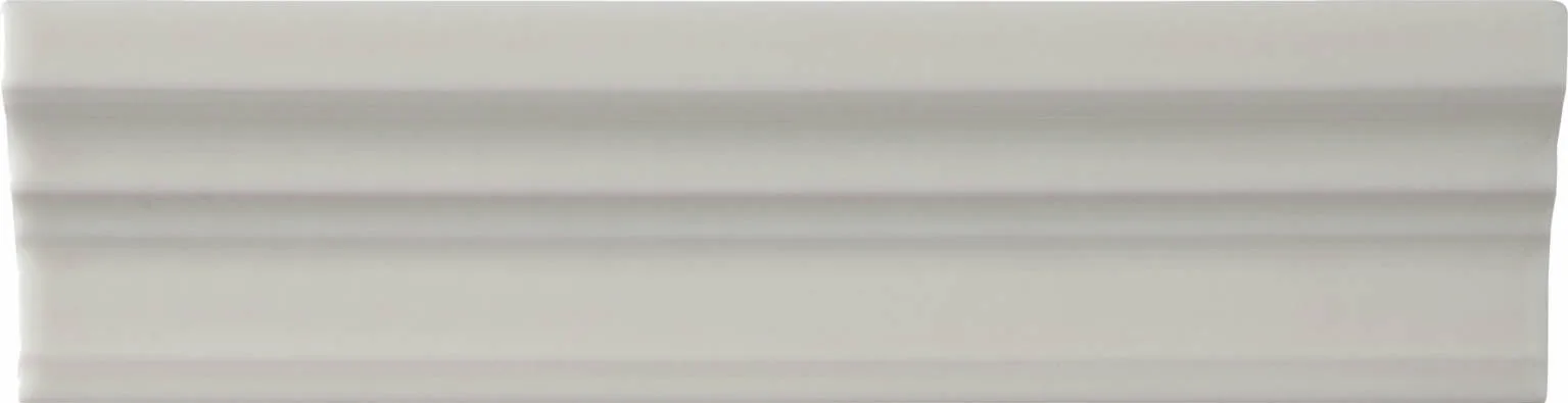 Studio Chair Molding in Graystone, 2x7.8 ceramic tile from ADEX USA