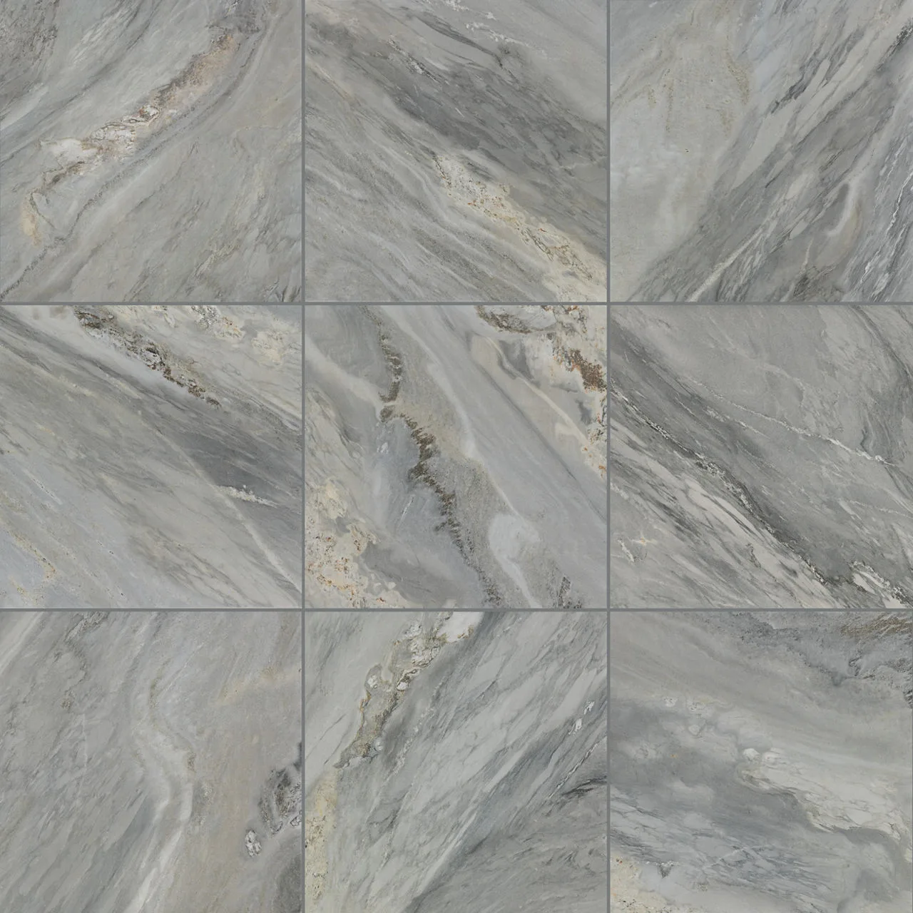 Marazzi Savoir Bleu porcelain tile in matte finish, 12x24 and 24x24 sizes, color body material, square and rectangle shapes