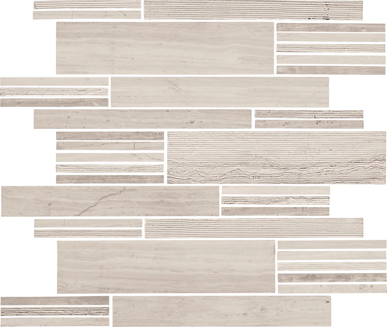 Daltile Minute Mosaix Chenille White