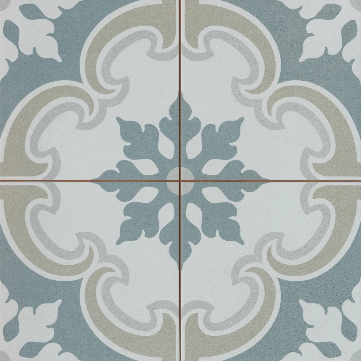Reminisce Ceramic Tile in Court color, matte finish, 18x18 size, ceramic material