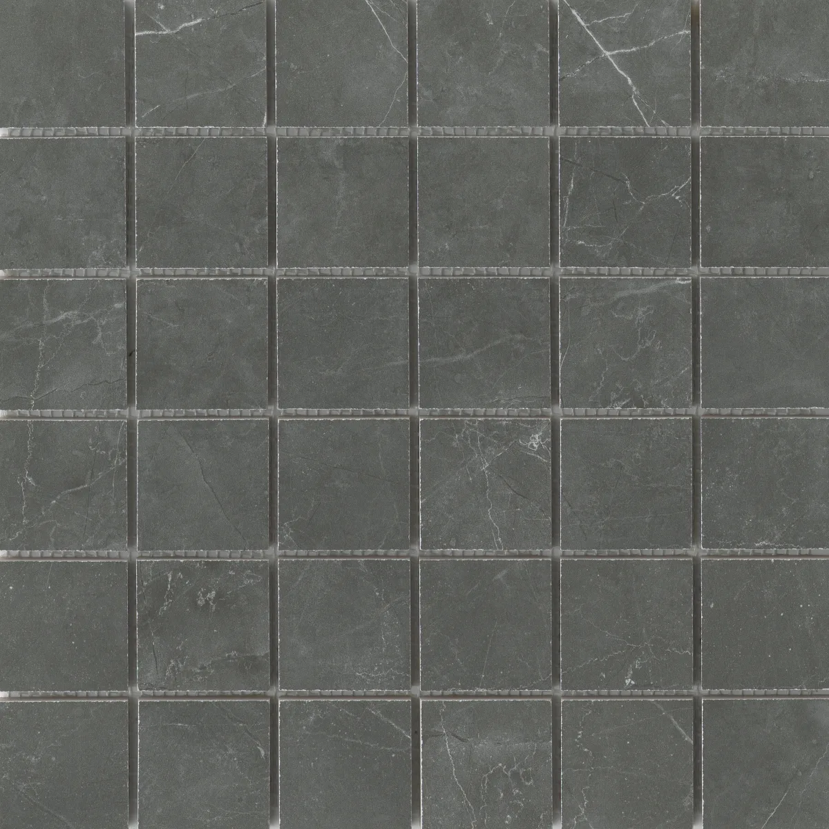 Sterlina Matte/Satin Mosaic/12x12 Asphalt