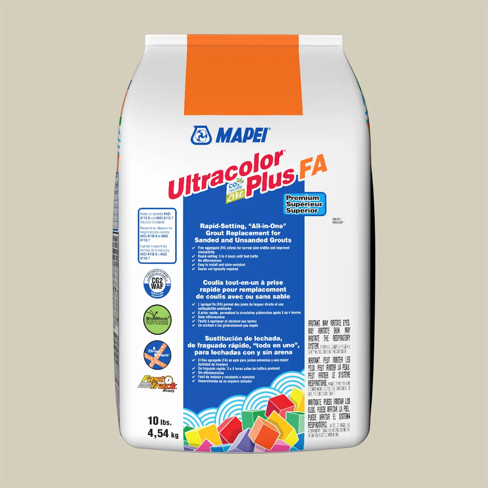 Mapei Ultracolor Plus FA Biscuit #5014 All-in-one Grout (10-lb)
