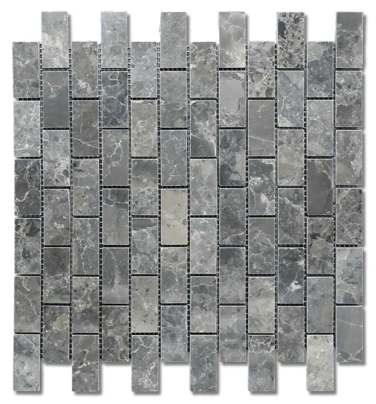 Breccia Grigio Brick Mosaic
