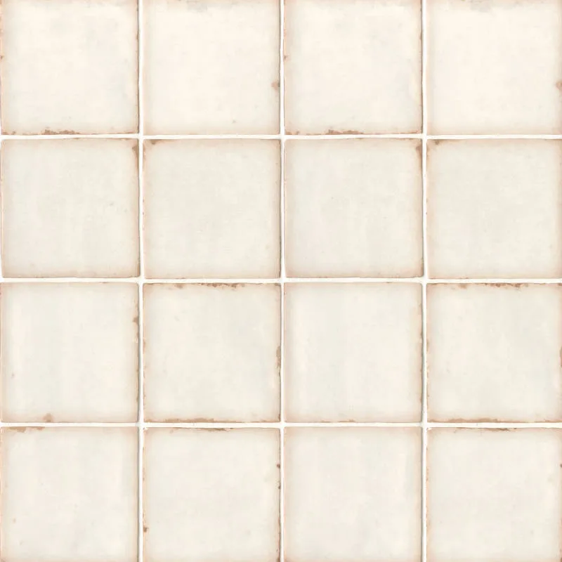 Casablanca White Ceramic Tile 5x5 Matte Finish Ceramic