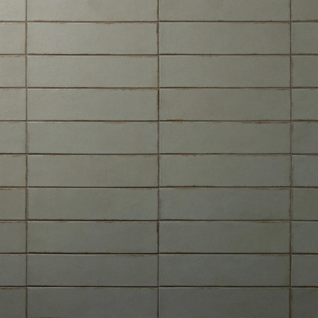 Marazzi Terramater Lichen tile 3.5x15 glossy glazed porcelain in lichen color