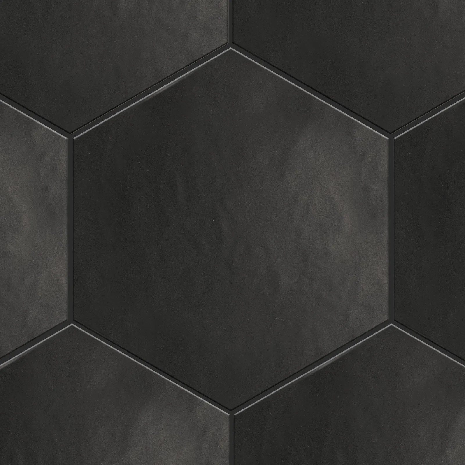 Hexatile NEGRO & BLANCO 8x8 matte porcelain tile