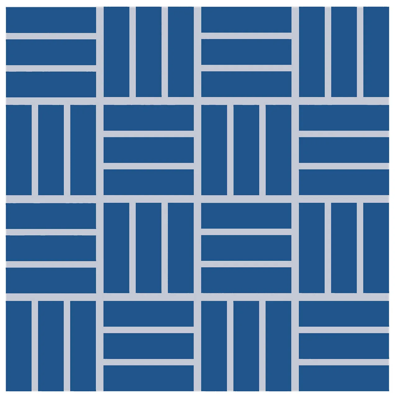 Daltile Color Wheel Mosaic Sea Breeze 1X3, Glossy, Lattice Weave