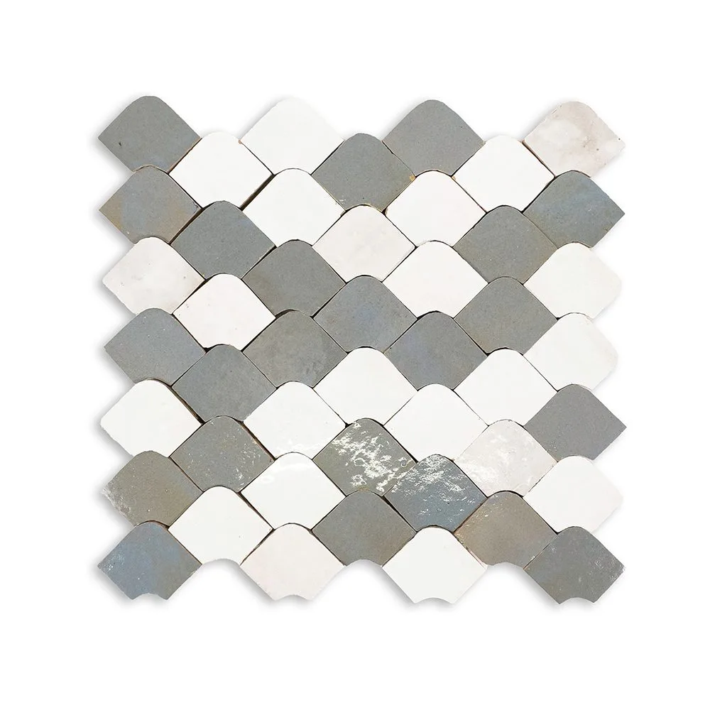 Chouari in At White Blanc Gris Perle