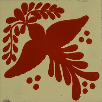 L05 - Terracotta Bird Talavera Tile