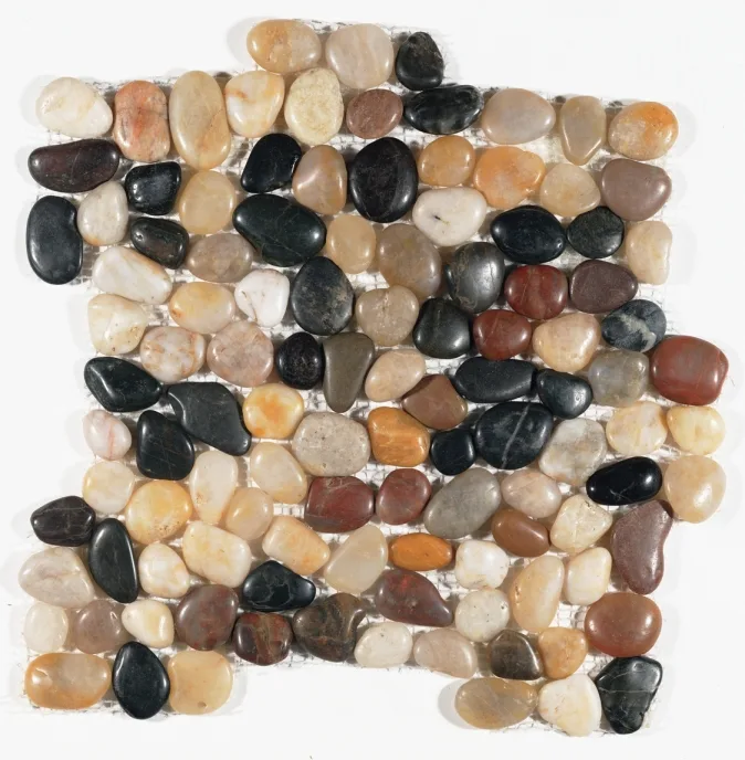 Mixed Salad Polished Pebble Mosaic