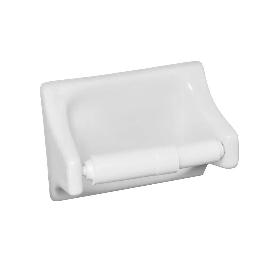 White Toilet Tissue Holder