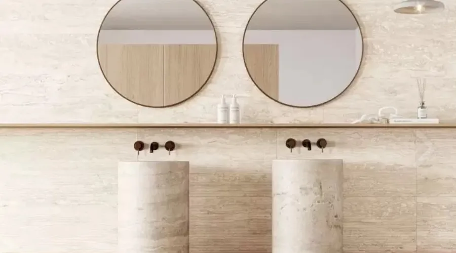 Palatino Ivory Matte Porcelain Tile 18x36 and 24x48 sizes, elegant matte finish for versatile home design